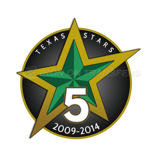 Texas Stars Iron-on Stickers (Heat Transfers)NO.9169